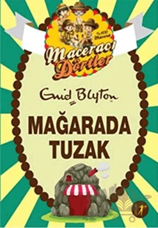 Maceracı Dörtler - Mağarada Tuzak – Enid Blyton – Artemis Yayınları kitap kapağı