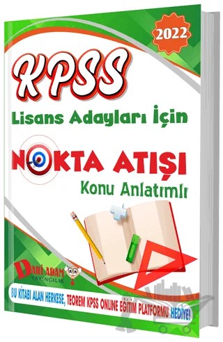 2022 KPSS Lisans Adayları İçin Nokta Atışı Konu Kitabı – Kolektif – Dahi Adam Yayıncılık kitap kapağı