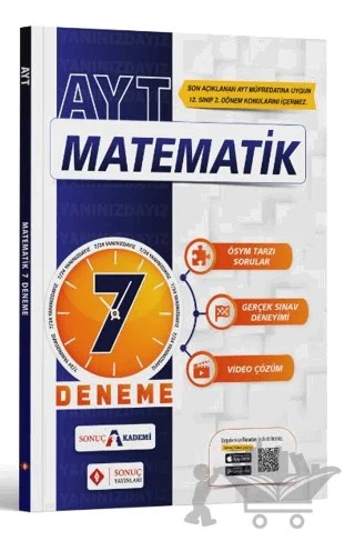 AYT Matematik 7'li Deneme – Kolektif – Sonuç Yayınları kitap kapağı