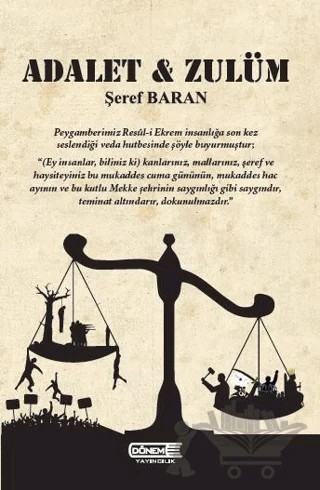 Adalet - Zulüm – Şeref Baran – Dönem Yayıncılık kitap kapağı