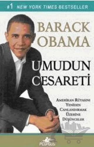 Umudun Cesareti – Barack Obama – Pegasus Yayınları kitap kapağı