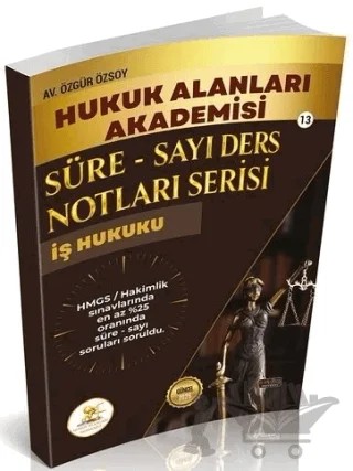 HUKAL 2026 HMGS Hakimlik İş Hukuku Süre-Sayı Ders Notları – Özgür Özsoy – Savaş Yayınevi kitap kapağı