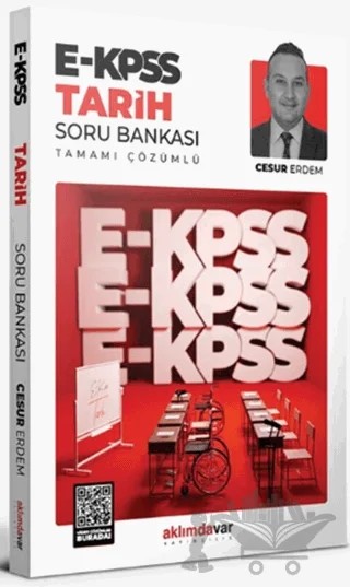 2024 EKPSS Tarih Tamamı Çözümlü Soru Bankası – Cesur Erdem – Aklımdavar Yayıncılık kitap kapağı