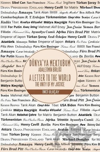 Dünya’ya Mektubum - Adaletimin Birliği – İnci Uluçay – Kısmet Yayınevi kitap kapağı