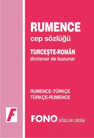 Rumence / Türkçe - Türkçe / Rumence Cep Sözlüğü – Birsen Çankaya – Fono Yayınları kitap kapağı
