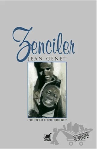 Zenciler – Jean Genet – Ayrıntı Yayınları kitap kapağı