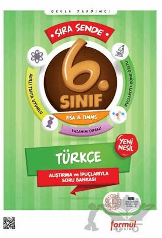 Sıra Sende 6. Sınıf Türkçe Soru Bankası – Ahmet Sınar – Formül Yayınları kitap kapağı