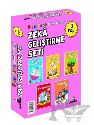 Okul Öncesi 3 Yaş Zeka Geliştirme Seti (5 Kitap) – Afife Çoruk – Beyaz Panda Yayınları kitap kapağı
