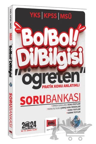2024 KPSS MSÜ YKS Bol Bol Öğreten Dil Bilgisi Pratik Konu Anlatımlı Soru Bankası – Kolektif – Yargı Yayınevi kitap kapağı