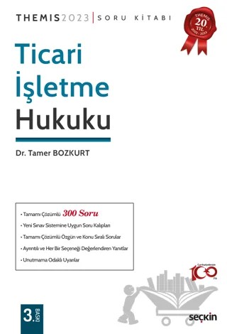 THEMIS - Ticari İşletme Hukuku Soru Kitabı – Tamer Bozkurt – Seçkin Yayıncılık kitap kapağı