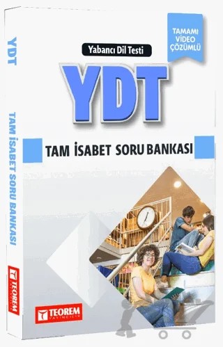 YDT Tam İsabet Soru Bankası - Tamamı Video Çözümlü – Kolektif – Teorem Yayıncılık kitap kapağı