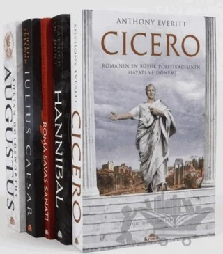 Roma Tarihi Seti (5 Kitap) – Anthony Everitt, Flavius Vegetius Renatus, Patrick N. Hunt, Philip Freeman, Adrian Goldsworthy – Kronik Kitap kitap kapağı