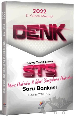 2022 Denk STS İdare Hukuku ve İdari Yargılama Hukuku Çözümlü Soru Bankası – Devrim Toklucu – Dizgi Kitap kitap kapağı