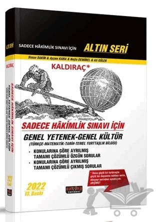 KALDIRAÇ Hakimlik İçin GYGK Soru Bankası – Sinan Sakin, Ali Güler, Ayşe Kara, Nejla Demirel – Savaş Yayınevi kitap kapağı