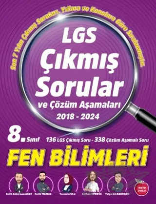 LGS Çıkmış Sorular Fen Bilimleri – Fatih Süleyman Akay, Fatih Yılmaz, Yasemin Ulu, Serkan Gürbüz, Yalçın Karakoçan – Newton Yayınları kitap kapağı