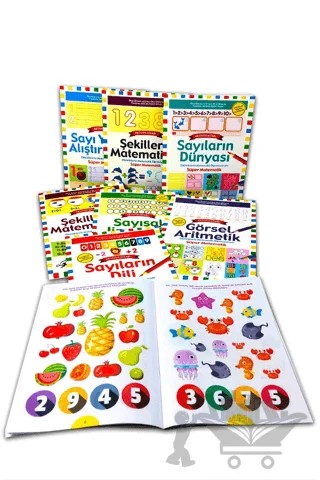 Süper Matematik Etkinliklerle Matematik Öğreniyorum 8 Kitap – Kolektif – Çocuk Gezegeni kitap kapağı