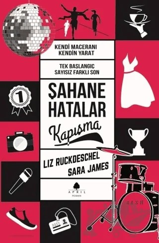 Şahane Hatalar 7 - Kapışma – Liz Ruckdeschel, Sara James – April Yayıncılık kitap kapağı