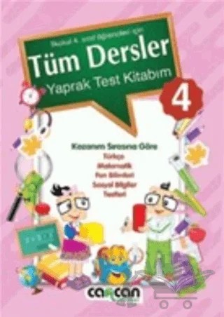 4. Sınıf Tüm Dersler Yaprak Test Kitabım – Kolektif – Cancan Yayınları kitap kapağı