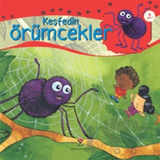 Keşfedin - Örümcekler – Alejandro Algarra – TÜBİTAK Yayınları kitap kapağı