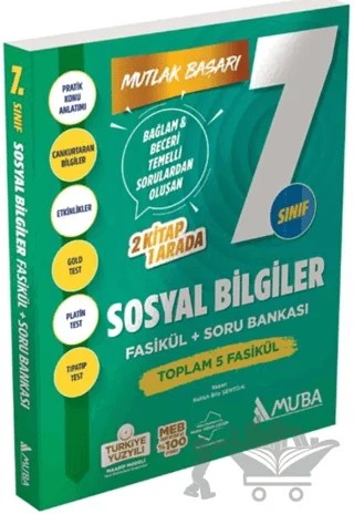 7. Sınıf Sosyal Bilgiler Fasikül ve Soru Bankası – Kolektif – Muba Yayınları kitap kapağı