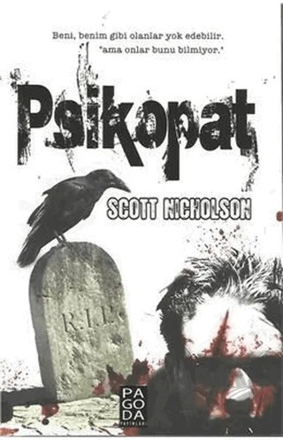 Psikopat – Scott Nicholson – Pagoda Yayınları kitap kapağı