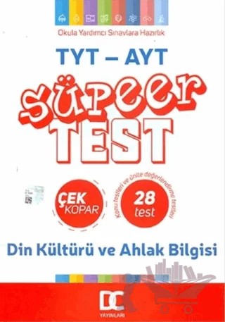 TYT AYT Din Kültürü ve Ahlak Bilgisi Süper Test Çek Kopar – Kolektif – ​Doğru Cevap Yayınları kitap kapağı