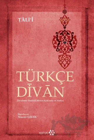 Türkçe Divan – Tali'i – Yeditepe Yayınevi kitap kapağı