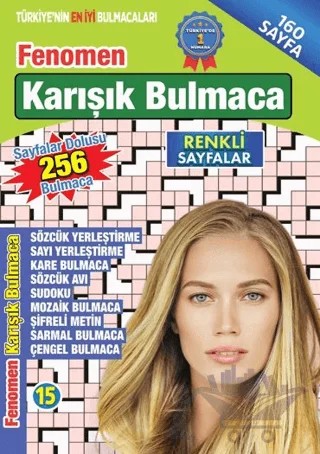 Fenomen Karışık Bulmaca 15 – Bertan Kodamanoğlu – Maxi Yayıncılık kitap kapağı