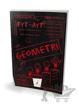 TYT-AYT Geometri Merdiven Serisi Soru Bankası – Mustafa Alyanak – Pelikan Tıp Teknik Yayıncılık kitap kapağı