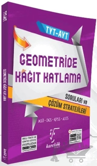 TYT AYT Geometride Kağıt Katlama Soruları ve Çözüm Stratejileri – Kolektif – Karekök Yayıncılık kitap kapağı