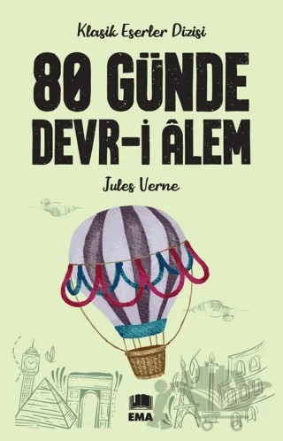 80 Günde Devri Alem – Jules Verne – Ema Genç kitap kapağı