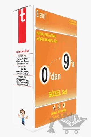 0'dan 9'a Konu Anlatımlı Soru Bankası Sözel Set – Kolektif – Tonguç Akademi kitap kapağı