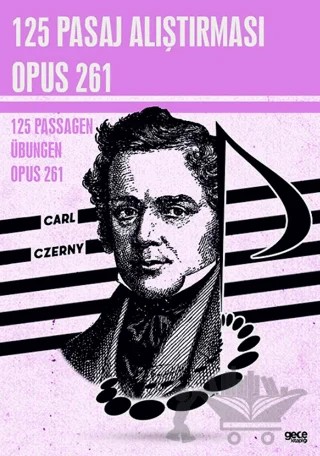 125 Pasaj Alıştırması Opus 261 – Carl Czerny – Gece Kitaplığı kitap kapağı