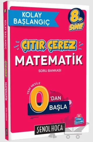 8. Sınıf Çıtır Çerez Matematik – Kolektif – Şenol Hoca Yayınları kitap kapağı