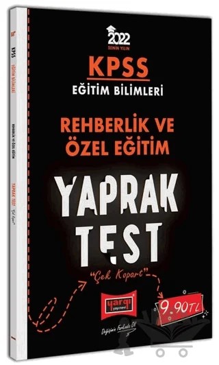 2022 KPSS Eğitim Bilimleri Rehberlik ve Özel Eğitim Yaprak Test – Kolektif – Yargı Yayınevi kitap kapağı