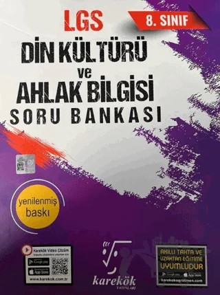8. Sınıf LGS Din Kültürü Soru Bankası – Kolektif – Karekök Yayıncılık kitap kapağı