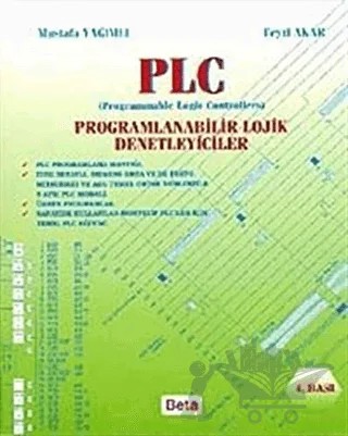 PLC Programlanabilir Lojik Denetleyiciler – Feyzi Akar, Mustafa Yağımlı – Beta Yayınevi kitap kapağı