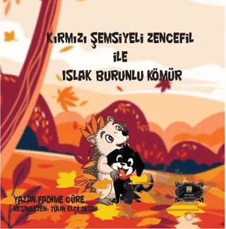 Kırmızı Şemsiyeli Zencefil İle Islak Burunlu Kömür – Fadime Cüre – Dionysos Yayın Group kitap kapağı