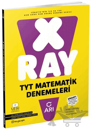 TYT X RAY Matematik Denemeleri – Kolektif – Arı Yayıncılık kitap kapağı