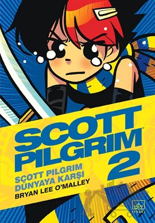 Scott Pilgrim 2 - Scott Pilgrim Dünyaya Karşı – Bryan Lee O'Malley – İthaki Yayınları kitap kapağı
