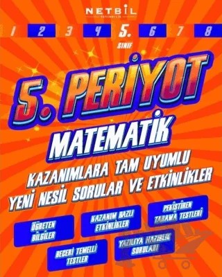 5. Sınıf Periyot Matematik Etkinlikli Soru Bankası – Kolektif – Netbil Yayıncılık kitap kapağı
