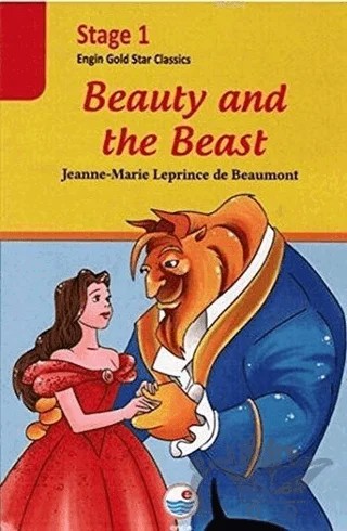 Beauty and the Beast (Cd'li) - Stage 1 – Jeanne-Marie Leprince de Beaumont – Engin Yayınevi kitap kapağı
