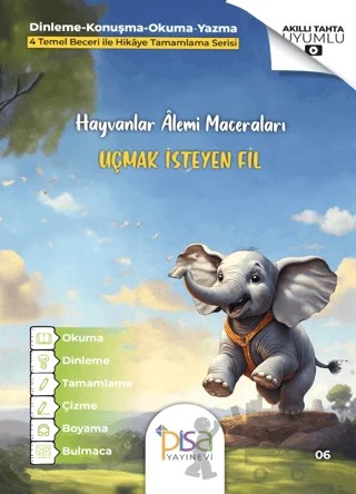 Uçmak İsteyen Fil – Kolektif – Pisa Yayınevi kitap kapağı