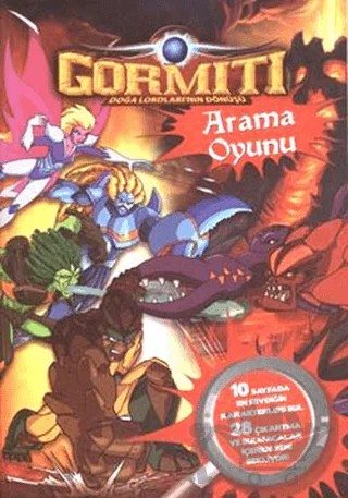 Gormiti Doğal Lordları'nın Dömüşü - Arama Oyunu – Kolektif – Doğan Egmont Yayıncılık kitap kapağı