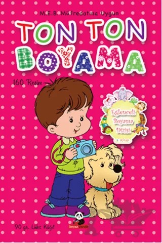 Eğlenceli Boyama Dizisi 3 : Ton Ton Boyama – Salim Toprak – Beyaz Panda Yayınları kitap kapağı