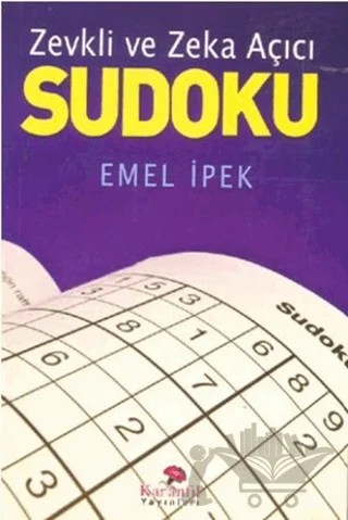 Zevkli ve Zeka Açıcı Sudoku – Emel İpek – Karanfil Yayınları kitap kapağı