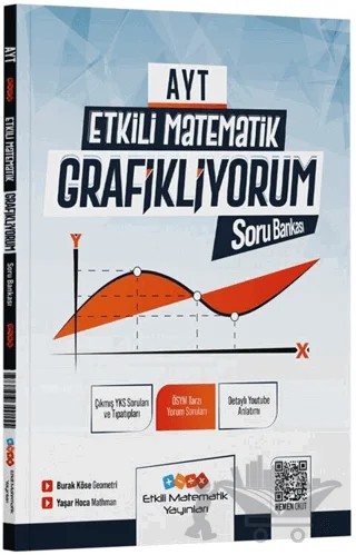 AYT Grafikliyorum Soru Bankası – Yaşar Hoca, Burak Köse – Etkili Matematik Yayınları kitap kapağı