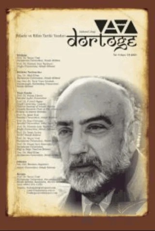 Dörtöğe Felsefe ve Bilim Tarihi Yazıları Hakemli Dergi Yıl: 10 Sayı: 19 – Dörtöğe Dergisi kitap kapağı