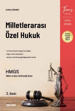 THEMIS – Milletlerarası Özel Hukuk Soru Kitabı – Andaç Esemen – Seçkin Yayıncılık kitap kapağı