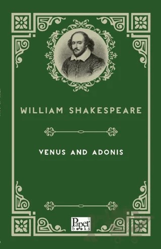 Venus and Adonis – William Shakespeare – Paper Books kitap kapağı